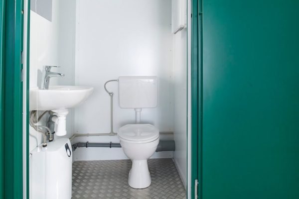 005-Double-Toilet-ral6005-detail1-960x640-1 1+1 Double Mains Toilet 8Ft x 5Ft (Green)