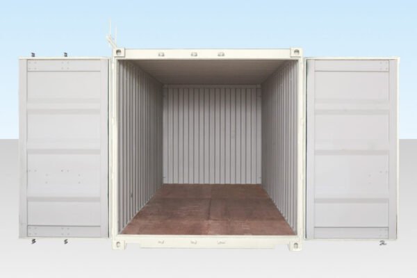 1008-SALE-20FT-STD-ONE-TRIP-RAL-9003-front-open-960x640-1-600x400-1 20Ft Shipping Container (One Trip) – White