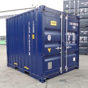 10Ft X 8Ft Shipping Container (One trip) – Blue