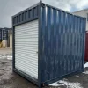 10′ Hc Used Container with Rollup Door