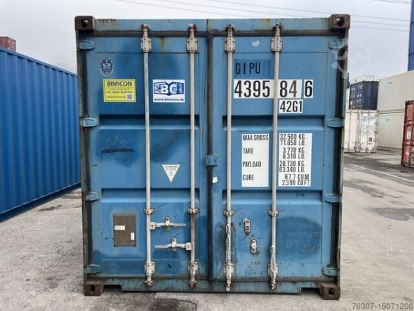 40Ft X 8Ft Used Shipping Container High Cube