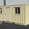 20ft Ground Level Office Container – Portable, Secure & Fully Equipped Onsite Workspace