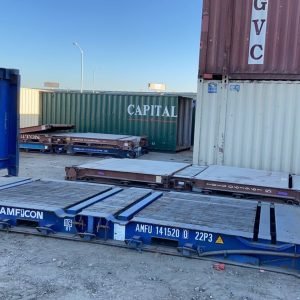 20ft-flat-rack 20Ft X 8Ft Used Flat Rack Shipping Containers