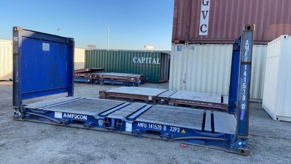 20Ft X 8Ft Used Flat Rack Shipping Containers