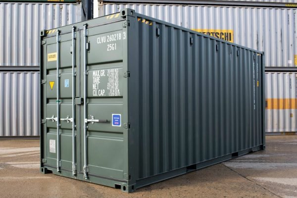 20Ft Shipping Container (One Trip) – Dark Green