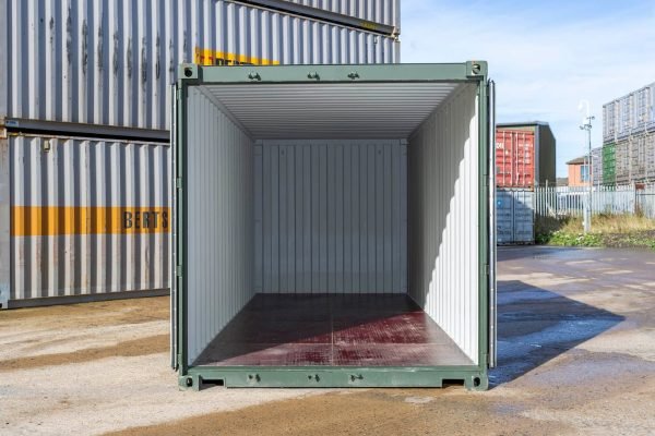 20Ft Shipping Container (One Trip) – Dark Green