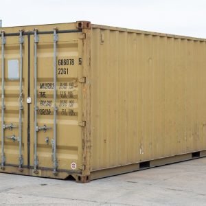 20ft-used-yellow-4 20Ft Used Shipping Container – Wind & Watertight