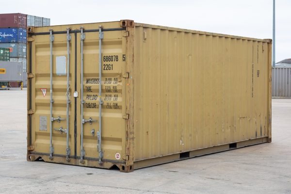 20ft-used-yellow-4 20Ft Used Shipping Container – Wind & Watertight