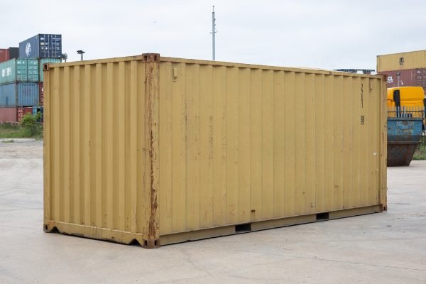 20ft-used-yellow-back 20Ft Used Shipping Container – Wind & Watertight