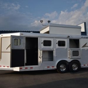 2008 C and C Trailers 4 Horse Bumper Horse Trailer