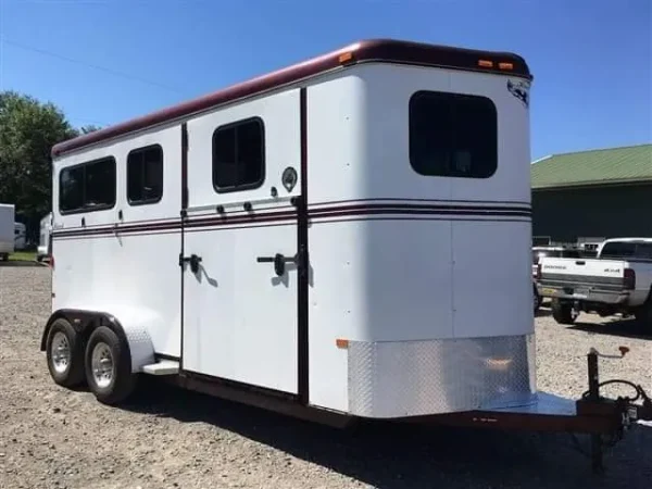 418895627_122103570722180202_4982627505828968965_n.webp 2007 Hawk 2 Horse Bumper Pull Side Ramp