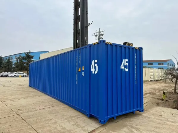 New 45ft High Cube Shipping Container – Bold Blue Finish