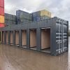 40ft High Cube Multi-Store Container – 7-Bay Self Storage Unit