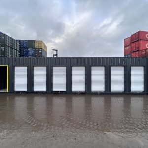 40ft High Cube Multi-Store Container – 7-Bay Self Storage Unit