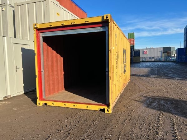 20ft Used Shipping Container with Roller Shutter Door
