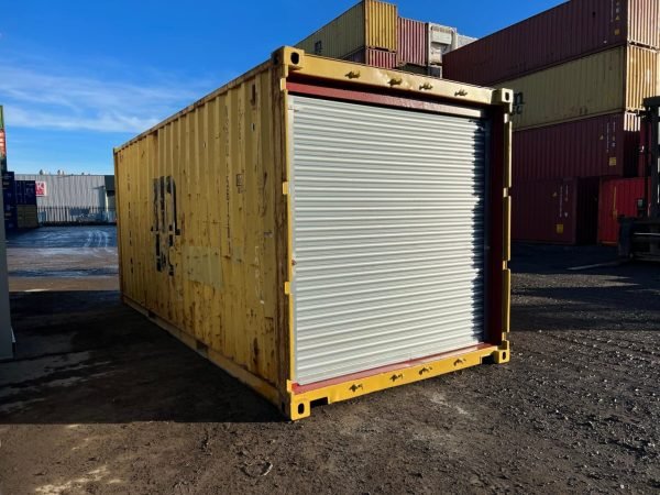 20ft Used Shipping Container with Roller Shutter Door
