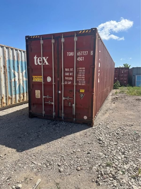 Used 40 High Cube Shipping Container – Solid & Spacious!