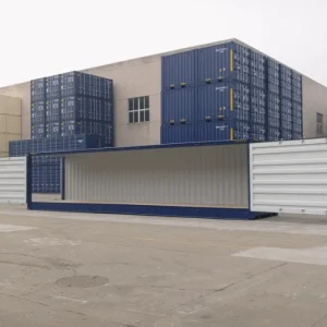714-40ft-FSA-High-Cube-Doors-Open (1) 40Ft Full Side Access Container High Cube (9′ 6″ High)