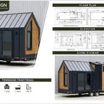 Fully Furnished Mobile Container House On Wheels