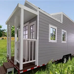 Insulated Aluminum Tiny Prefab House On Wheels