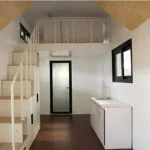 Insulated Aluminum Tiny Prefab House On Wheels