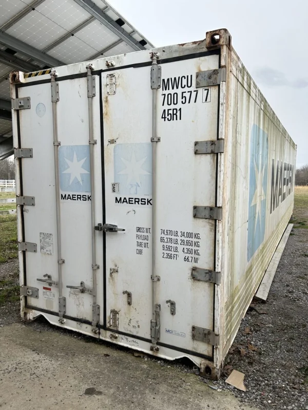 Maersk Used 40ft Cold Storage Reefer Container – Model CCR18060