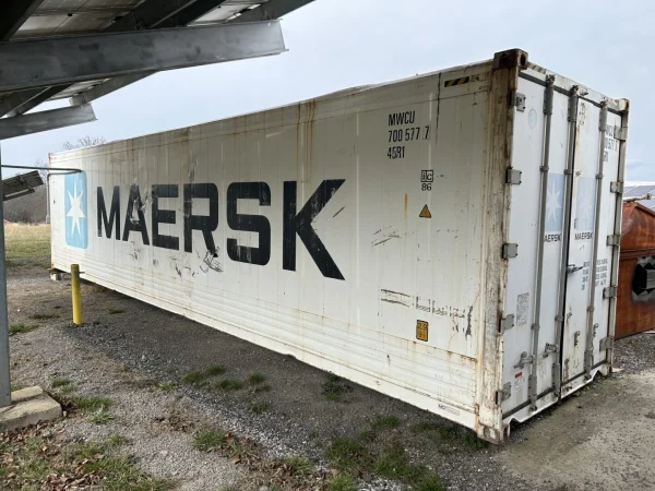 Maersk Used 40ft Cold Storage Reefer Container – Model CCR18060