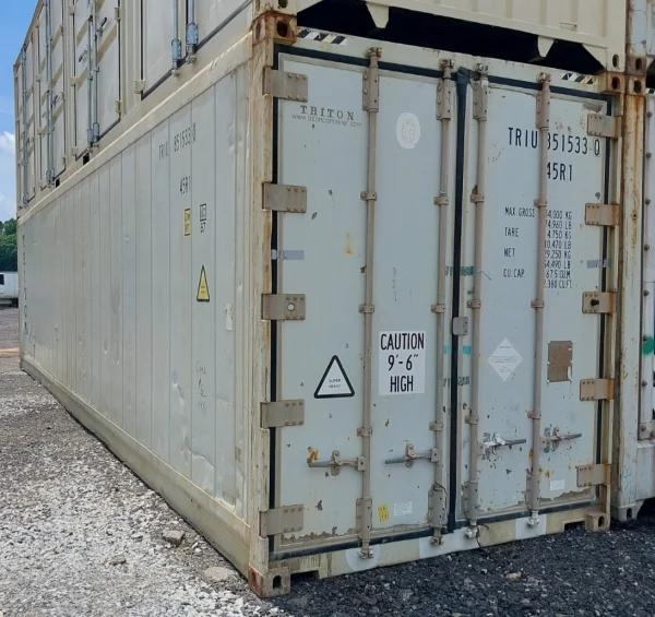Working 40ft Refrigerated High Cube Reefer Container 2010 Carrier Thinline Used