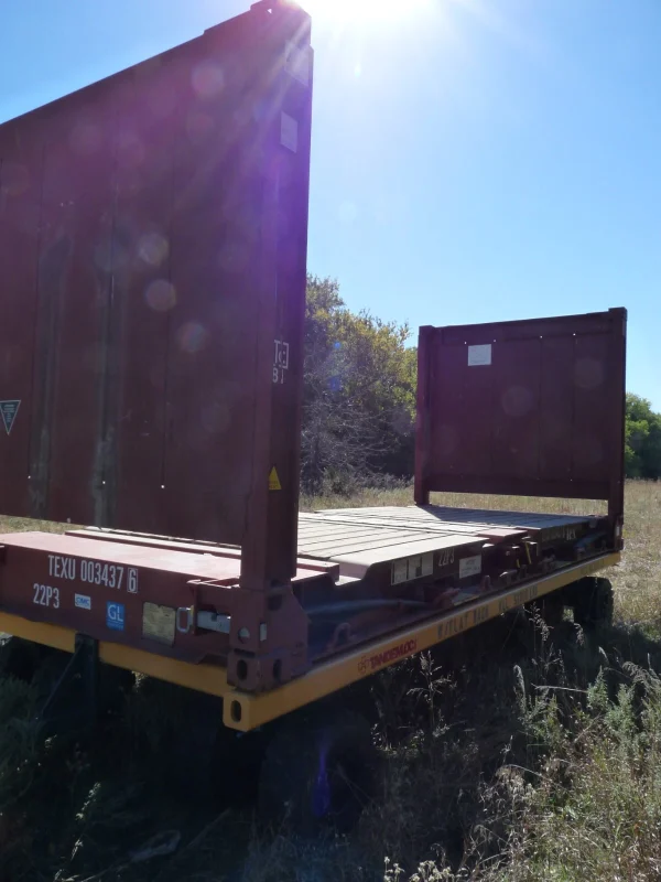 s-l1600-8-9 20′ Flat Rack Shipping Container – One Trip, For Equipment, Oversize Items