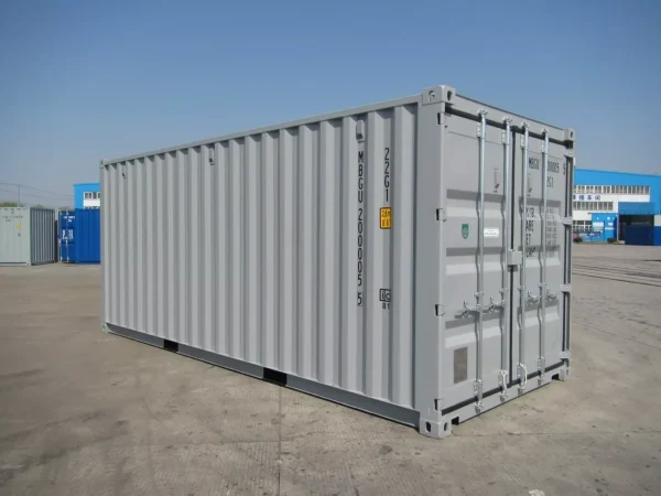 Grey New build 20ft Shipping Container